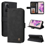For Xiaomi Redmi Note 12S 4G Leather Wallet Cases Skin Touch Phone Cover Stand with Strap