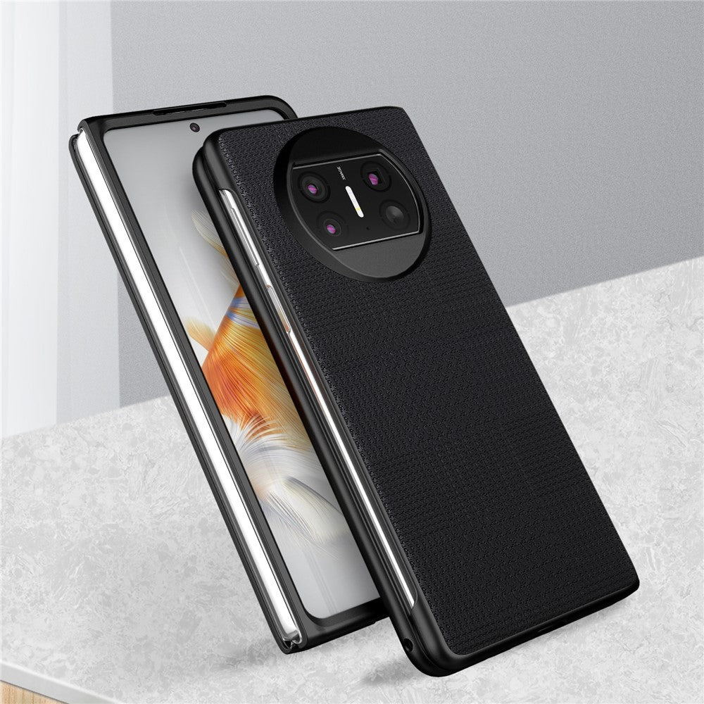 VILI TH Series For Huawei Mate X3 5G Shockproof Case PU Leather Coated PC+TPU Cellphone Cover