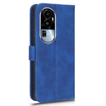 For Oppo Reno10 Pro+ 5G Skin-touch PU Leather Wallet Cover Flip Stand Anti-drop Phone Case
