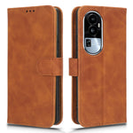 For Oppo Reno10 Pro+ 5G Skin-touch PU Leather Wallet Cover Flip Stand Anti-drop Phone Case