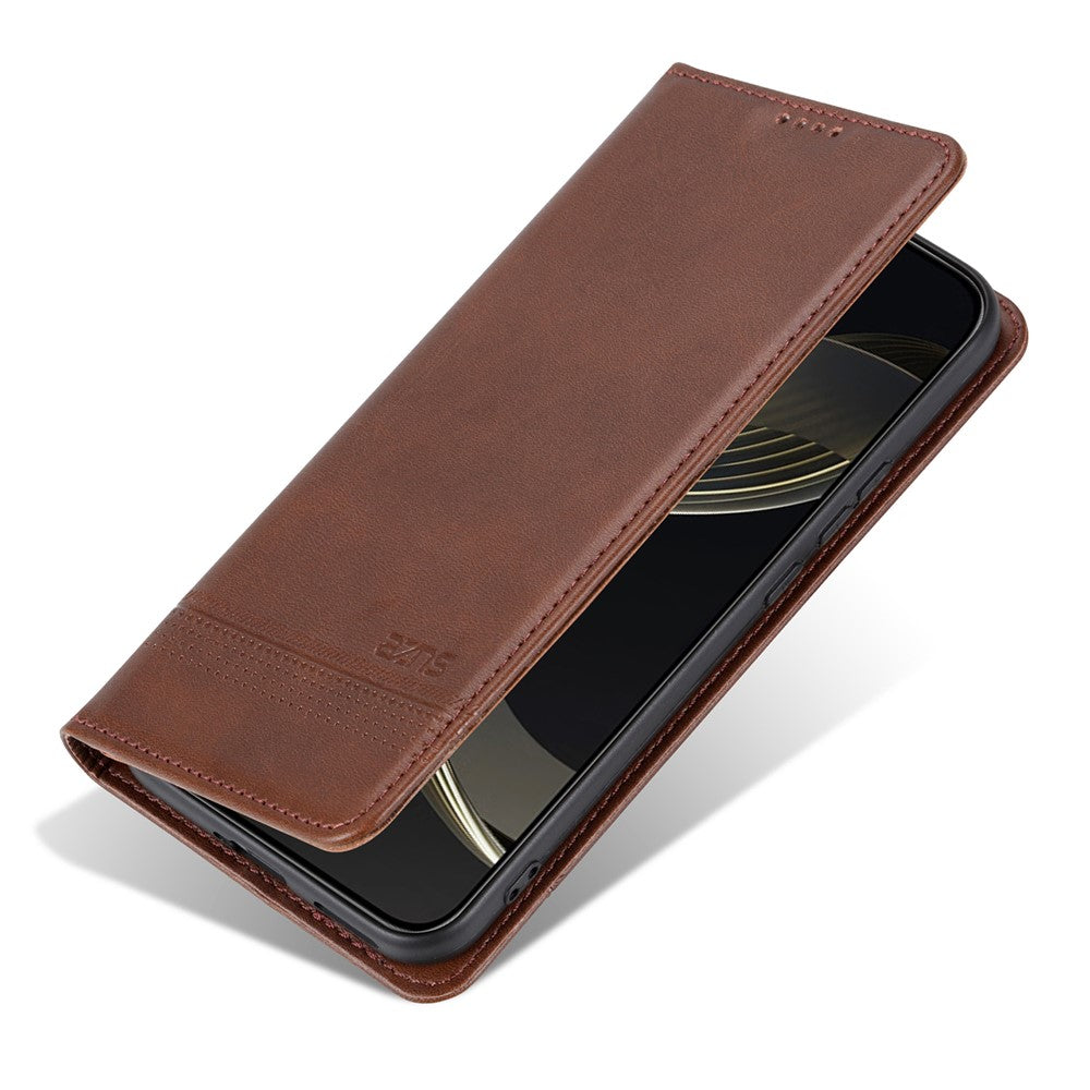 AZNS For Huawei nova 11 / nova 12s 4G / nova 12 Lite 4G Magnetic Closing PU Leather Phone Case Flip Wallet Stand Cover