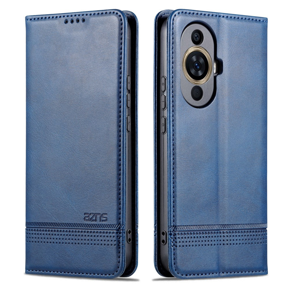 AZNS For Huawei nova 11 / nova 12s 4G / nova 12 Lite 4G Magnetic Closing PU Leather Phone Case Flip Wallet Stand Cover