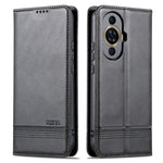 AZNS For Huawei nova 11 / nova 12s 4G / nova 12 Lite 4G Magnetic Closing PU Leather Phone Case Flip Wallet Stand Cover