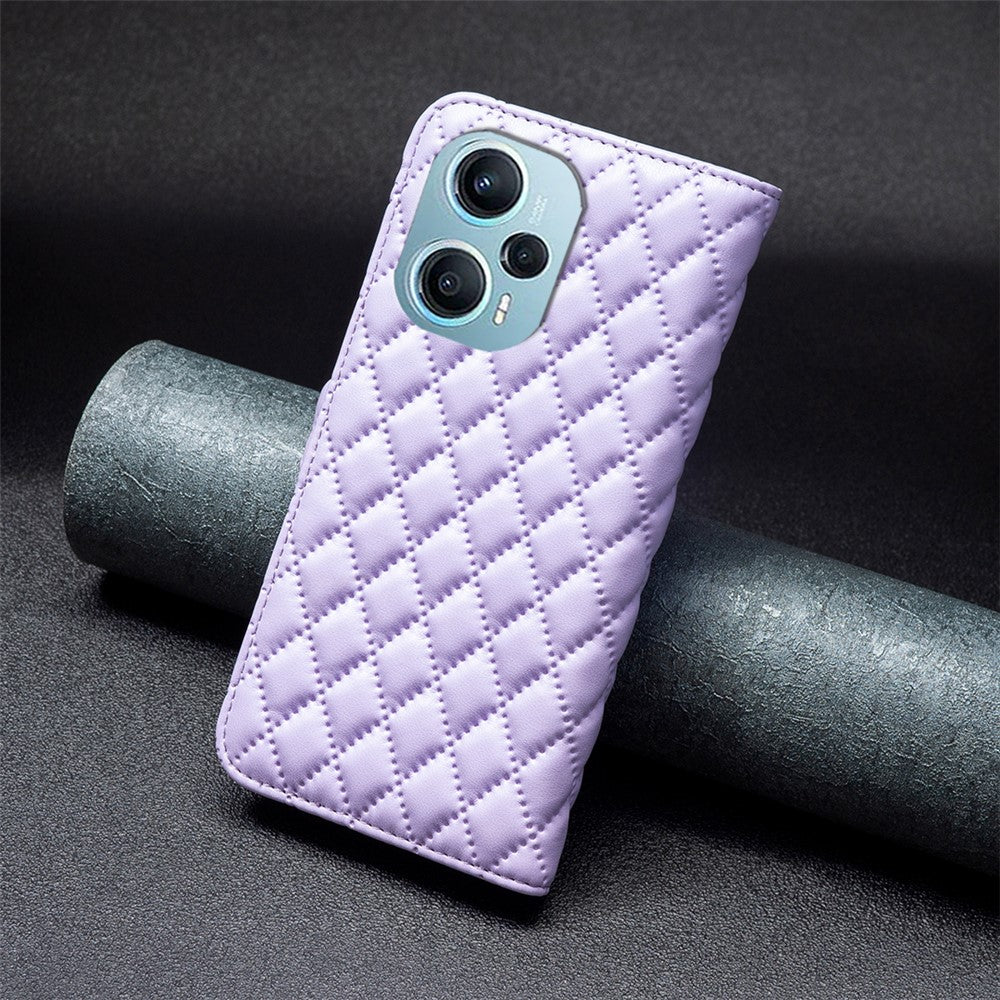 BINFEN COLOR BF Style-14 for Xiaomi Poco F5 5G / Redmi Note 12 Turbo Phone Case Wallet Imprinted Leather Stand Cover