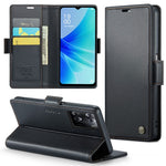 Oppo A57 4G / A57s 4G / A57e 4G / A77 4G / A77s 4G / OnePlus Nord N20 SE 4G Skal CASEME 023 RFID-blockerande 3-kortsfack Mobilskal