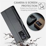 Oppo A57 4G / A57s 4G / A57e 4G / A77 4G / A77s 4G / OnePlus Nord N20 SE 4G Skal CASEME 023 RFID-blockerande 3-kortsfack Mobilskal
