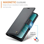 Oppo A57 4G / A57s 4G / A57e 4G / A77 4G / A77s 4G / OnePlus Nord N20 SE 4G Skal CASEME 023 RFID-blockerande 3-kortsfack Mobilskal