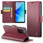 Oppo A57 4G / A57s 4G / A57e 4G / A77 4G / A77s 4G / OnePlus Nord N20 SE 4G Skal CASEME 023 RFID-blockerande 3-kortsfack Mobilskal