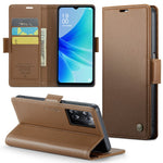 Oppo A57 4G / A57s 4G / A57e 4G / A77 4G / A77s 4G / OnePlus Nord N20 SE 4G Skal CASEME 023 RFID-blockerande 3-kortsfack Mobilskal