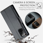 Til Samsung Galaxy S20 Plus 5G / 4G Lædercover CASEME 023 RFID-blokerende mobilcover med 3 kortpladser