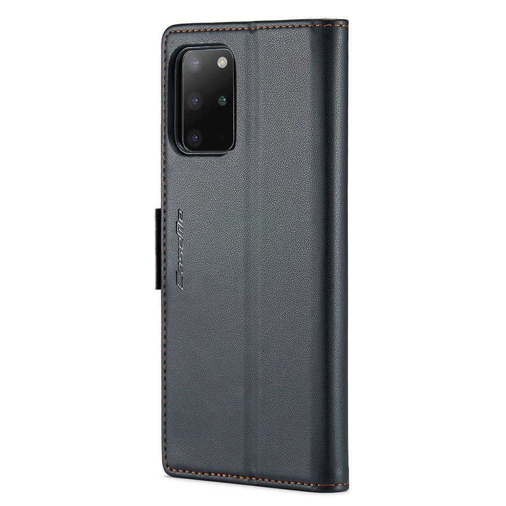 Til Samsung Galaxy S20 Plus 5G / 4G Lædercover CASEME 023 RFID-blokerende mobilcover med 3 kortpladser