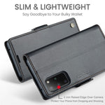 Til Samsung Galaxy S20 Plus 5G / 4G Lædercover CASEME 023 RFID-blokerende mobilcover med 3 kortpladser