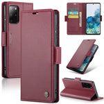 Til Samsung Galaxy S20 Plus 5G / 4G Lædercover CASEME 023 RFID-blokerende mobilcover med 3 kortpladser