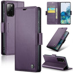 Til Samsung Galaxy S20 Plus 5G / 4G Lædercover CASEME 023 RFID-blokerende mobilcover med 3 kortpladser