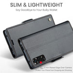 For Xiaomi Redmi Note 11 4G (Qualcomm) / Note 11S 4G Leather Case CASEME 023 RFID Blocking 3 Card Slot Mobile Cover