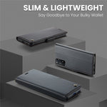 Xiaomi Redmi Note 11 Pro 4G (Mediatek) / Note 11 Pro 5G (Qualcomm) / Note 12 Pro 4G Läderfodral CASEME 023 RFID-blockerande 3-kortsplats