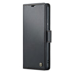 For Xiaomi Redmi Note 11 Pro 4G (Mediatek) / Note 11 Pro 5G (Qualcomm) / Note 12 Pro 4G Leather Case CASEME 023 RFID Blocking 3 Card Slot