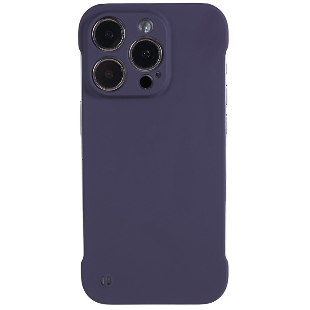 For iPhone 14 Pro Max Rubberized Hard PC Phone Case Skin-Touch Frameless Back Cover