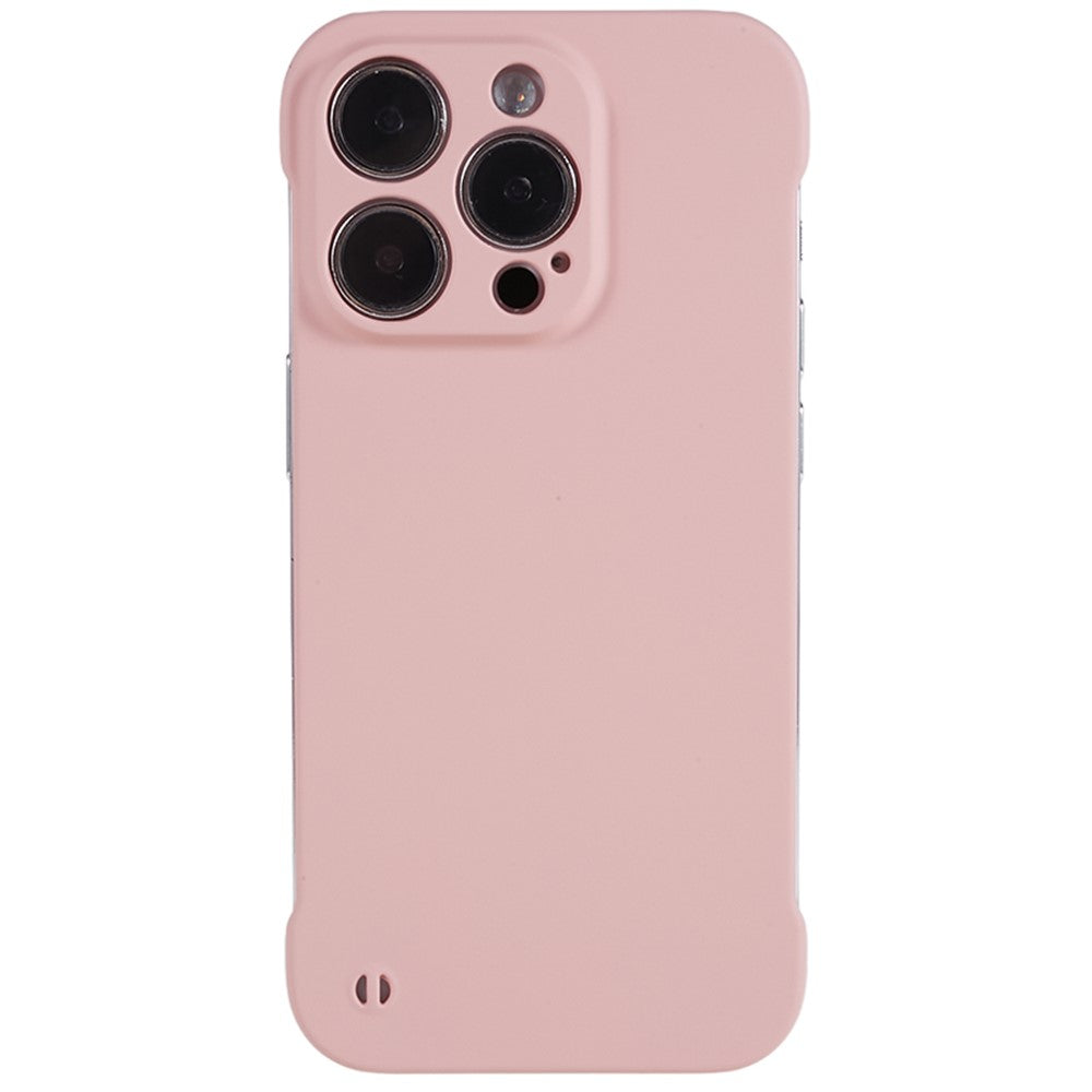 iPhone 13 Pro Max gummibelagt PC-mobilskal ramlöst värmeavledande hud-touch-skydd