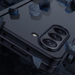 For Samsung Galaxy Z Fold5 5G Hinde Protection PC Phone Case Skin-touch Shockproof Cover