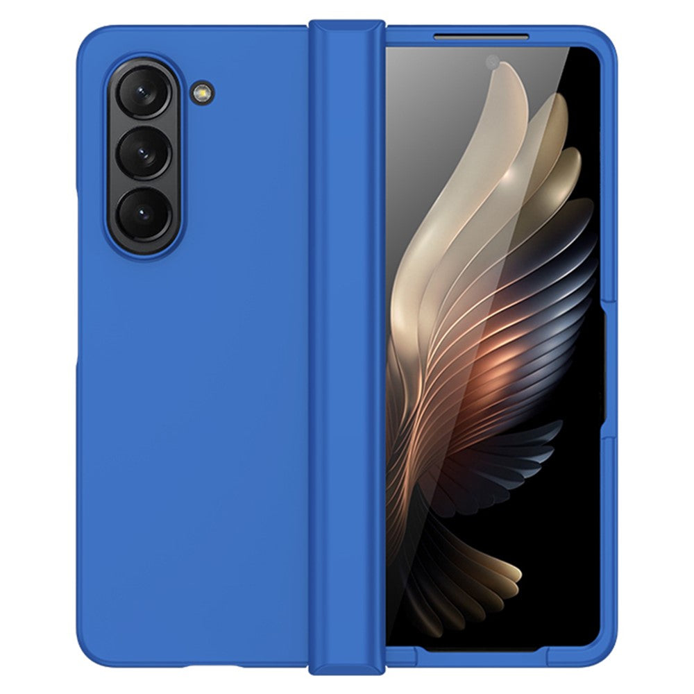 For Samsung Galaxy Z Fold5 5G Hinde Protection PC Phone Case Skin-touch Shockproof Cover