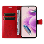 For Xiaomi Redmi Note 12S 4G / Note 11 4G (Qualcomm) / Note 11S 4G Wallet Case Floral Butterfly Imprinted Leather Phone Cover Stand