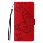 Xiaomi Redmi Note 12S 4G / Note 11 4G (Qualcomm) / Note 11S 4G Plånboksfodral Läderfodral med Blommig Fjärilstryck och Stativ
