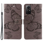 For Xiaomi Redmi Note 12S 4G / Note 11 4G (Qualcomm) / Note 11S 4G Wallet Case Floral Butterfly Imprinted Leather Phone Cover Stand