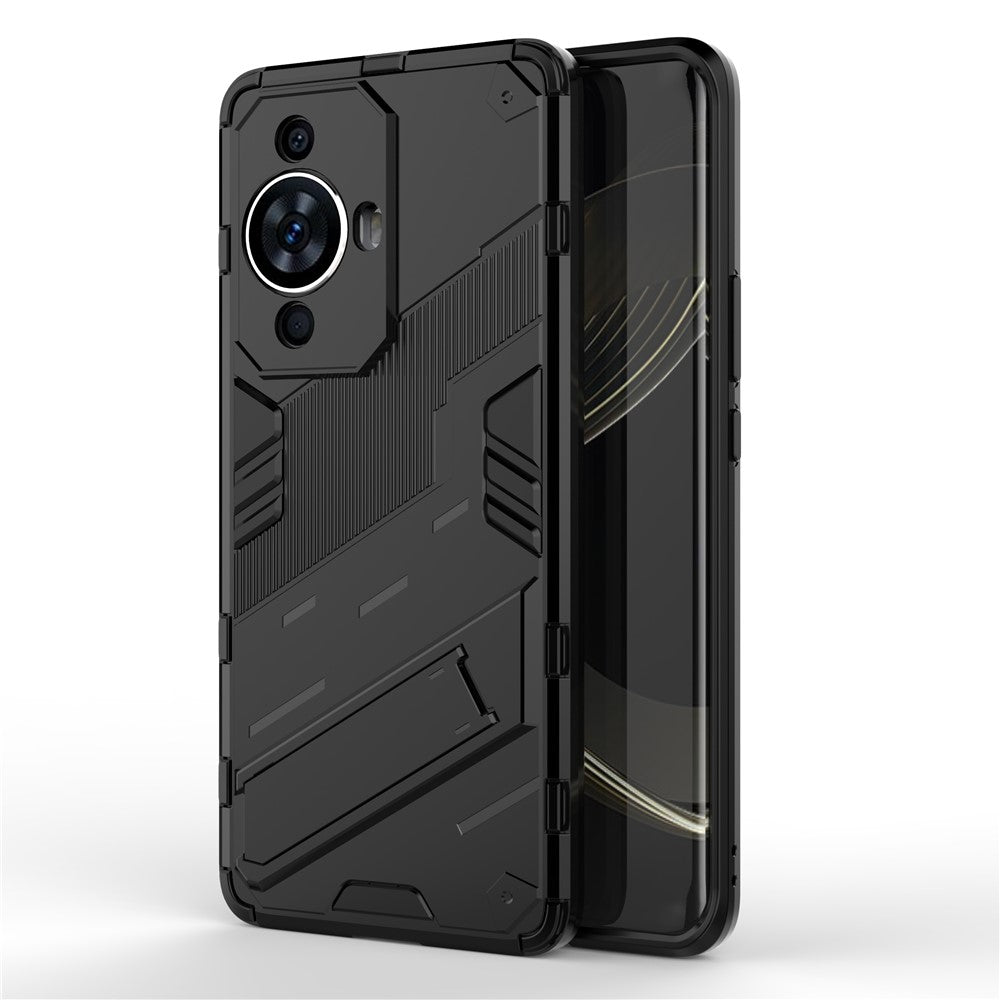 For Huawei nova 11 / nova 12s 4G / nova 12 Lite 4G Shockproof Kickstand Back Cover Hard PC + Flexible TPU Phone Case