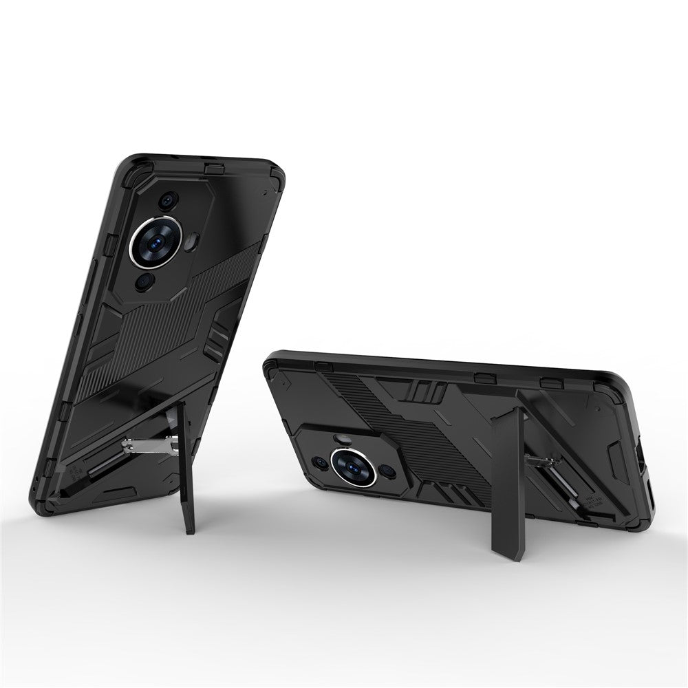 For Huawei nova 11 / nova 12s 4G / nova 12 Lite 4G Shockproof Kickstand Back Cover Hard PC + Flexible TPU Phone Case
