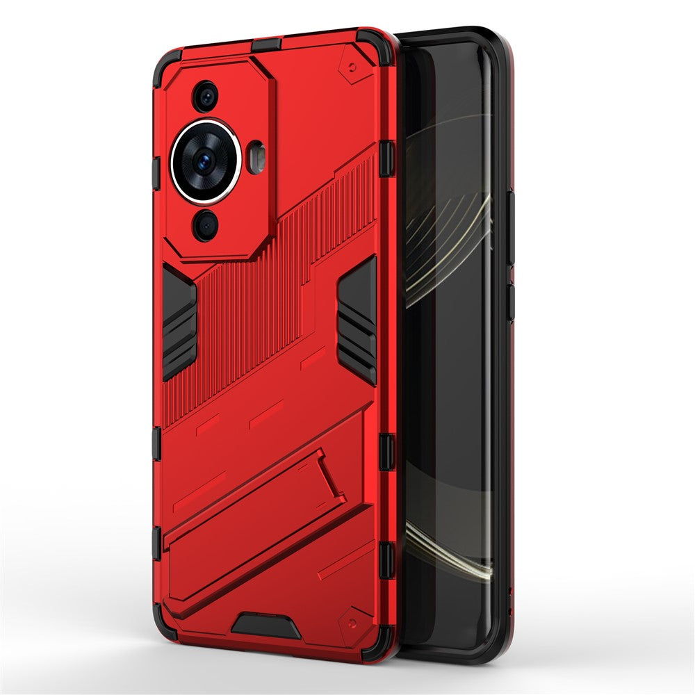 For Huawei nova 11 / nova 12s 4G / nova 12 Lite 4G Shockproof Kickstand Back Cover Hard PC + Flexible TPU Phone Case