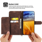 For Samsung Galaxy M54 5G / F54 5G Wallet Phone Case Flower Imprinted Skin-Touch Leather Cover with Strap