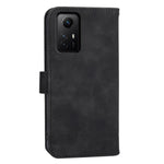 DIERFENG DF-03 for Xiaomi Redmi Note 12S 4G Leather Wallet Stand Phone Case Lines Imprinted Phone Cover