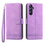 DIERFENG DF-03 for Samsung Galaxy M54 5G / F54 5G Phone Case Lines Imprinted Leather Wallet Stand Cover