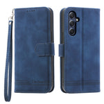 DIERFENG DF-03 for Samsung Galaxy M54 5G / F54 5G Phone Case Lines Imprinted Leather Wallet Stand Cover