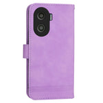 DIERFENG DF-03 for Honor X40i 5G Leather Phone Case Lines Imprinted Flip Stand Wallet Cover