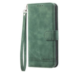 DIERFENG DF-03 Phone Cover for Oppo Reno10 Pro+ 5G , Lines Imprinted PU Leather Wallet Flip Stand Case