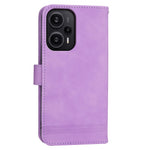 DIERFENG DF-03 for Xiaomi Redmi Note 12 Turbo / Poco F5 5G Leather Wallet Mobile Case Lines Imprinted Stand Cover