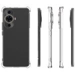 For Huawei nova 11 Ultra / 11 Pro Transparent Cell Phone Cover Anti-Slip TPU Drop-proof Case