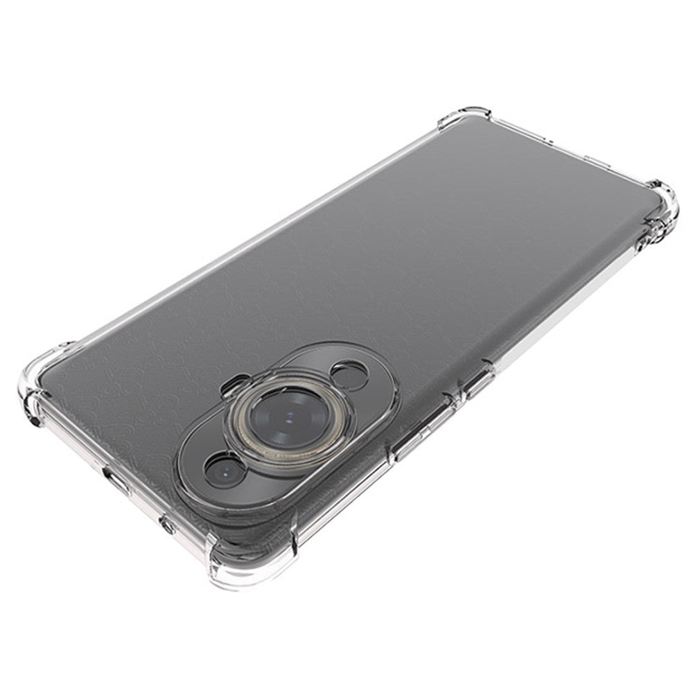 For Huawei nova 11 Ultra / 11 Pro Transparent Cell Phone Cover Anti-Slip TPU Drop-proof Case