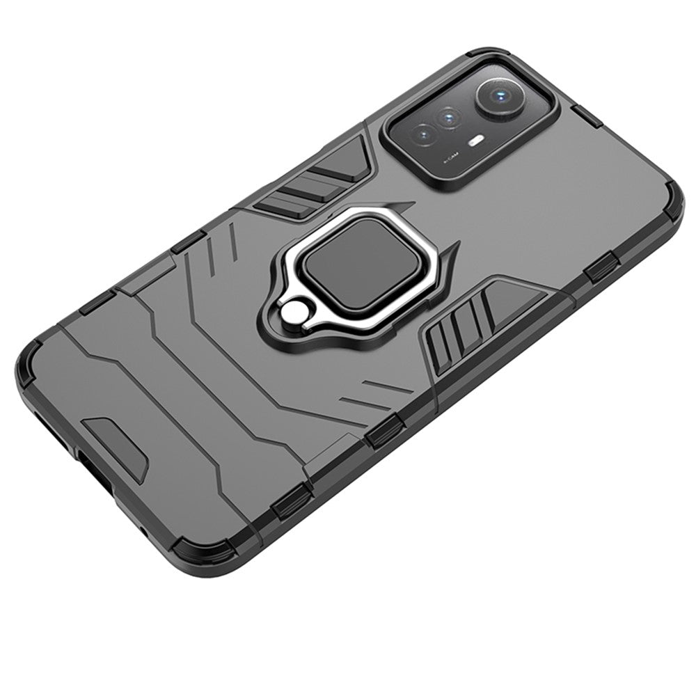 For Xiaomi Redmi Note 12S 4G Kickstand Cell Phone Case Soft TPU Hard PC Mobile Phone Cover