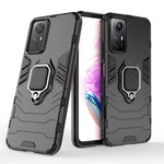 For Xiaomi Redmi Note 12S 4G Kickstand Cell Phone Case Soft TPU Hard PC Mobile Phone Cover