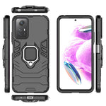 For Xiaomi Redmi Note 12S 4G Kickstand Cell Phone Case Soft TPU Hard PC Mobile Phone Cover