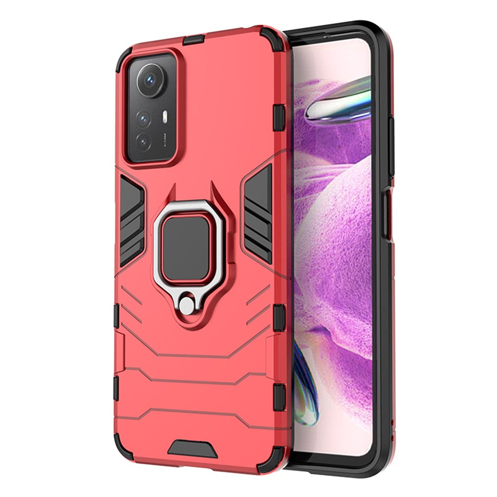 For Xiaomi Redmi Note 12S 4G Kickstand Cell Phone Case Soft TPU Hard PC Mobile Phone Cover