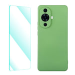ENKAY HAT PRINCE For Huawei nova 11 / nova 12s 4G / nova 12 Lite 4G Liquid Silicone Phone Case Cover with Screen Protector