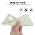 ENKAY HAT PRINCE For Xiaomi Poco C55 4G / Redmi 12C 4G Liquid Silicone Case Straight Edge Camera Protection Phone Cover