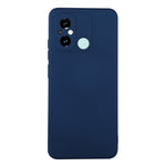 ENKAY HAT PRINCE For Xiaomi Poco C55 4G / Redmi 12C 4G Liquid Silicone Case Straight Edge Camera Protection Phone Cover