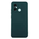 ENKAY HAT PRINCE For Xiaomi Poco C55 4G / Redmi 12C 4G Liquid Silicone Case Straight Edge Camera Protection Phone Cover