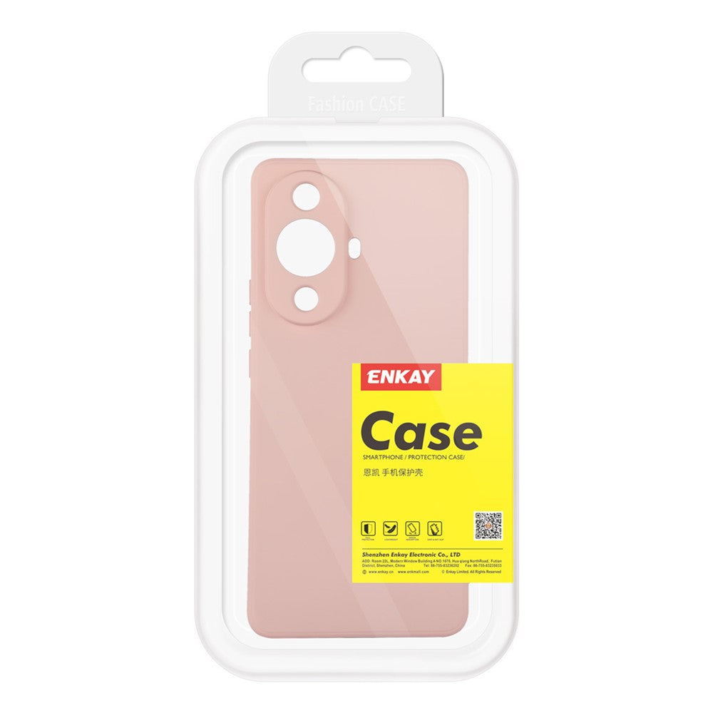 ENKAY HAT PRINCE for Huawei nova 11 Pro / nova 11 Ultra Straight Edge Liquid Silicone Cell Phone Case Precise Cutout Cover Shell