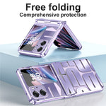 For Oppo Find N2 Flip 5G Shockproof Phone Case Electroplating Hard PC Phone Cover